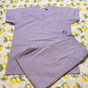 Purple scrub set small